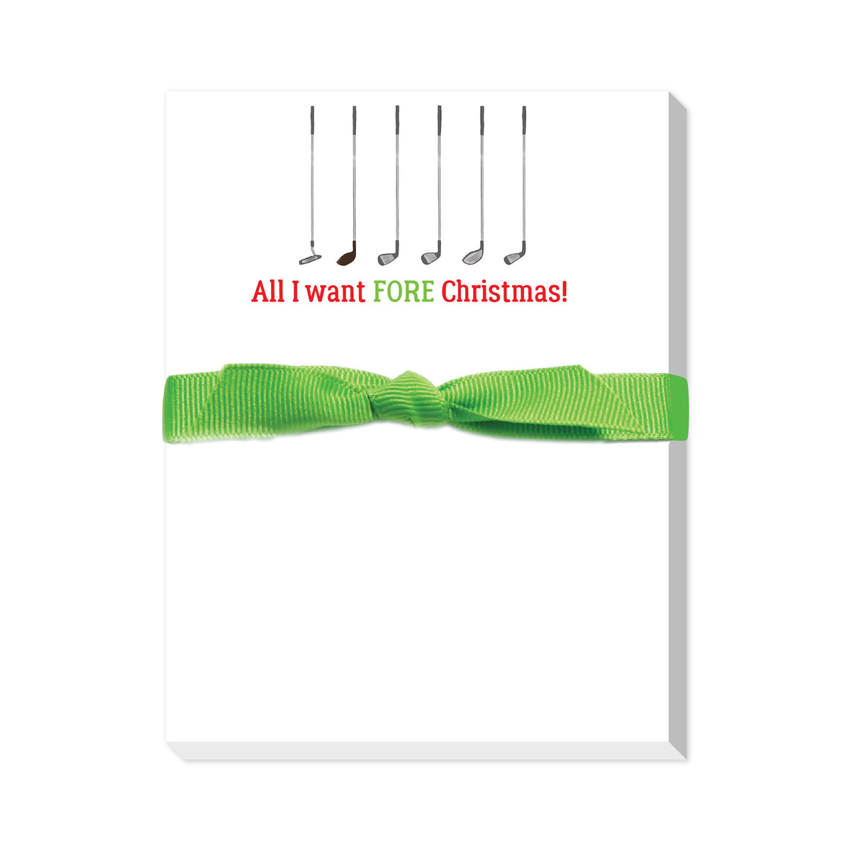 HOLIDAY GOLF MINI NOTEPAD