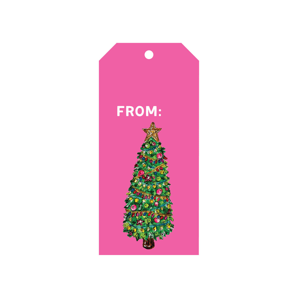 COLORFUL HOLIDAY GIFT TAGS