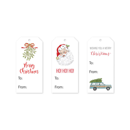 CLASSIC HOLIDAY GIFT TAGS