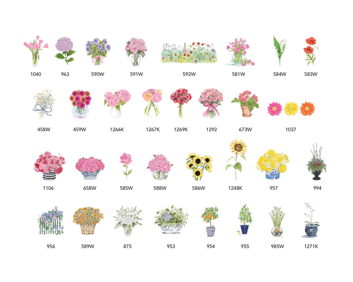 PYP FLOWERS MINI NOTEPADS