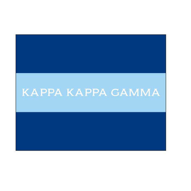 GREEK RUGBY STRIPE FOLDOVER NOTES