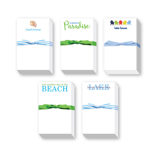 BEACH & LAKE NOTEBLOCK NOTEPAD