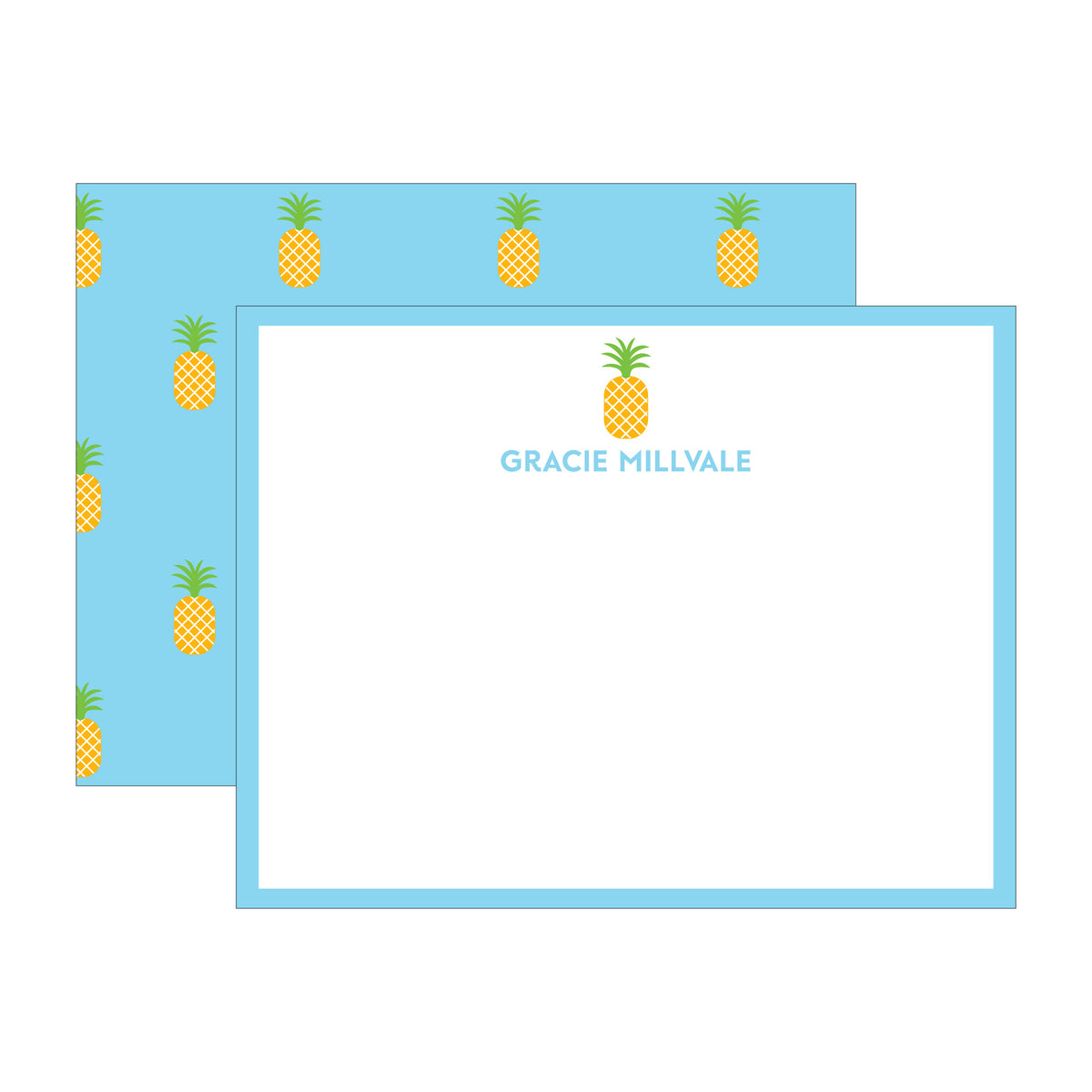 CRAB DOUBLE-SIDED PERSONALIZED FLAT NOTES
