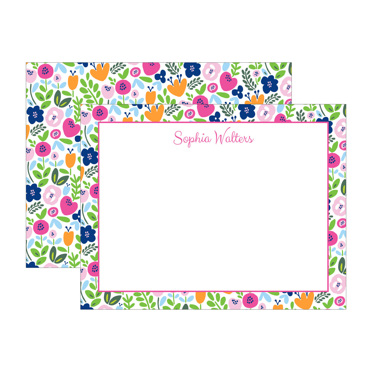 BEE DOUBLE-SIDED PERSONALIZED FLAT NOTES