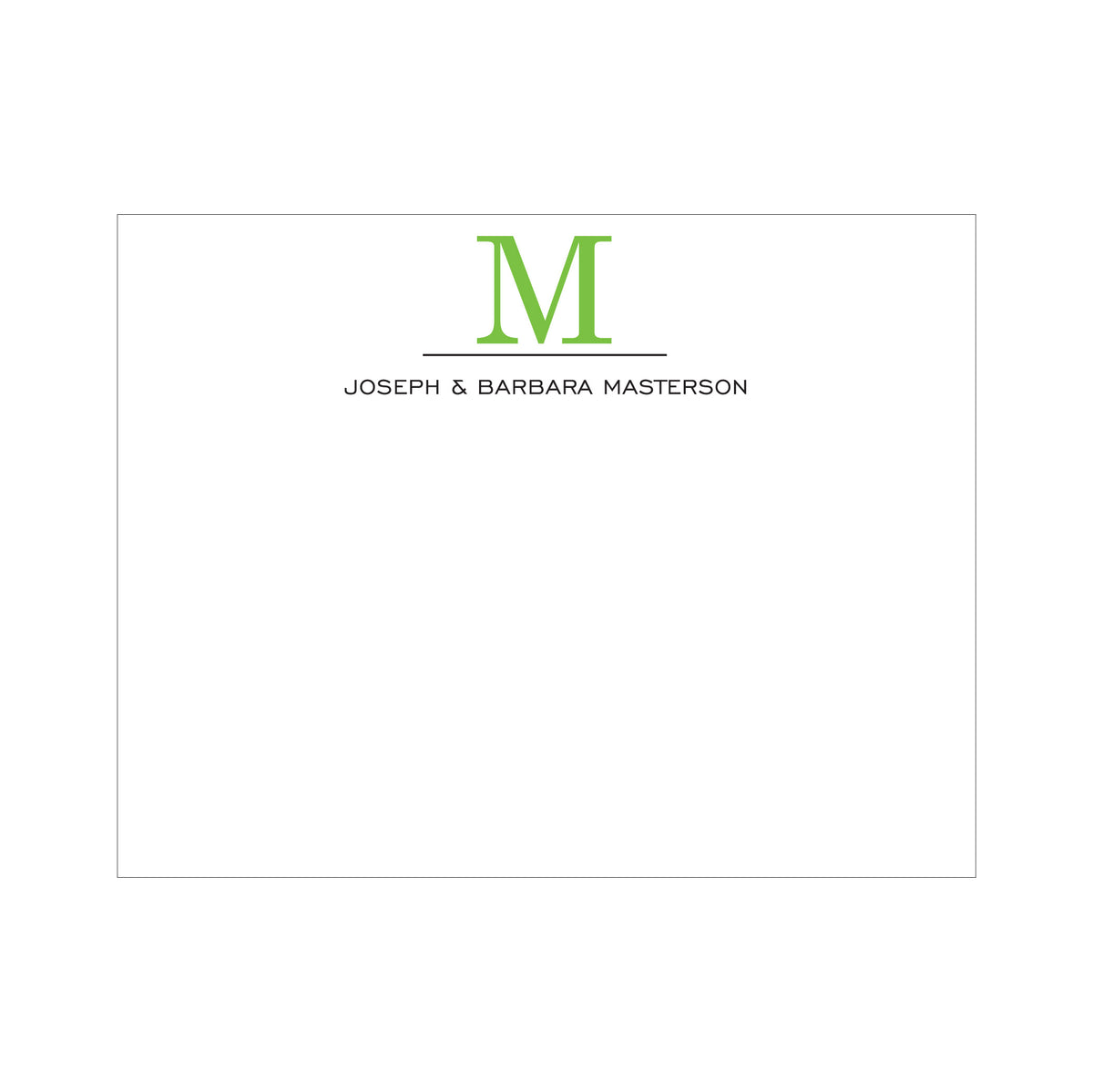 PERSONALIZED FLAT NOTES