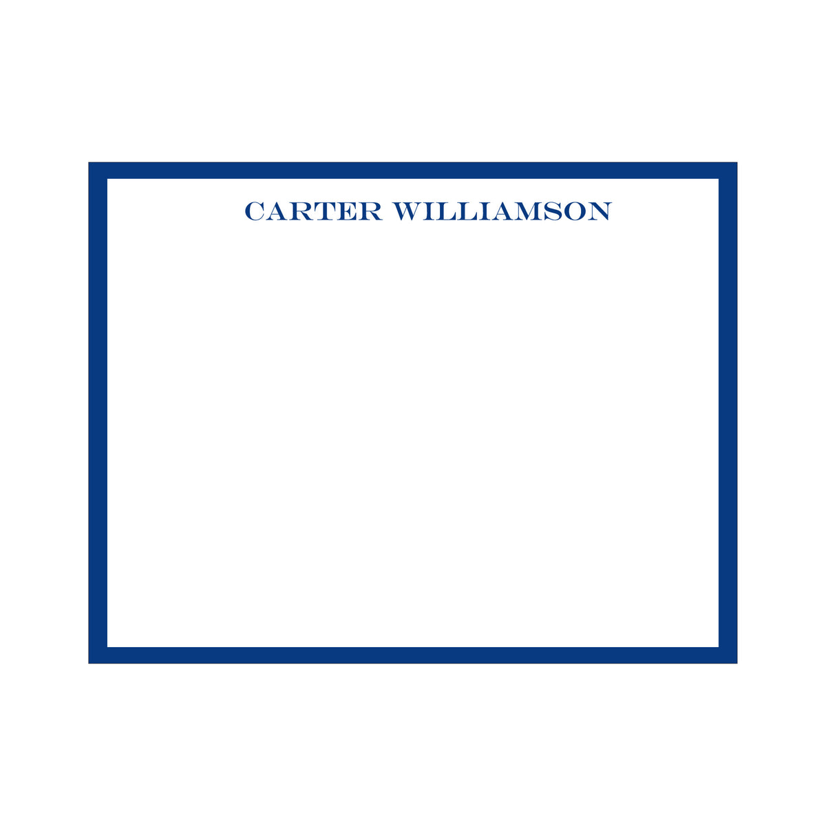 COLOR BORDER PERSONALIZED FLAT NOTES