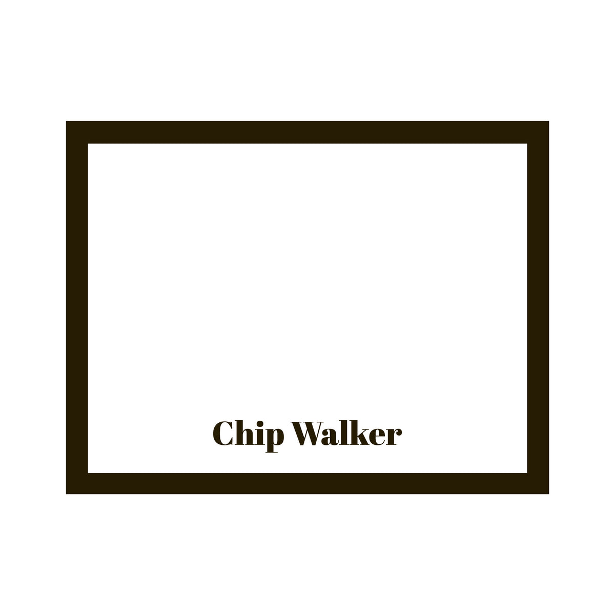 COLOR BORDER PERSONALIZED FOLDOVER NOTES