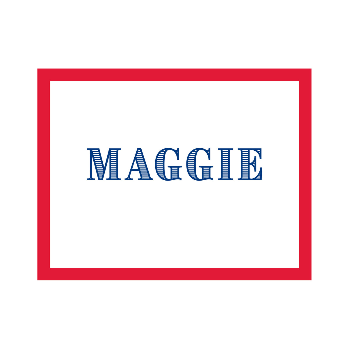 COLOR BORDER PERSONALIZED FOLDOVER NOTES