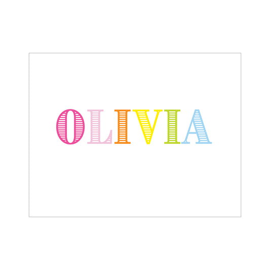 PERSONALIZED FOLDOVER NOTES