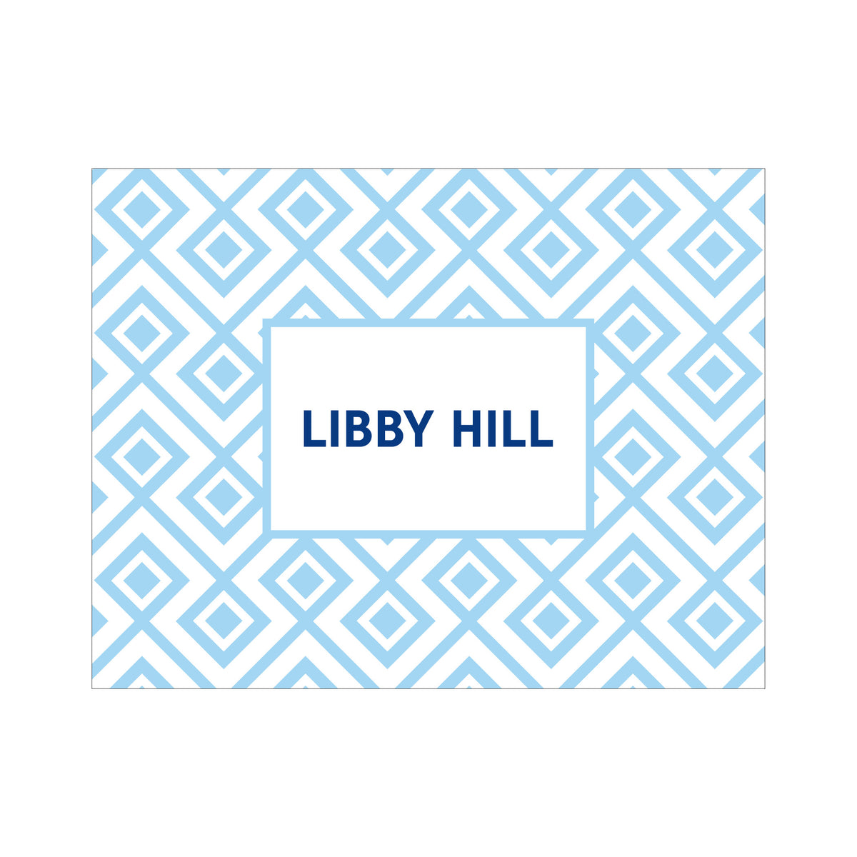 GEOMETRIC PERSONALIZED FOLDOVER NOTES