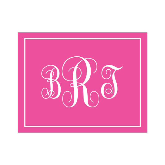 WHITE BORDER PERSONALIZED FOLDOVER NOTES