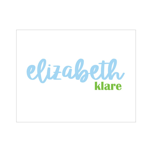 PERSONALIZED FOLDOVER NOTES