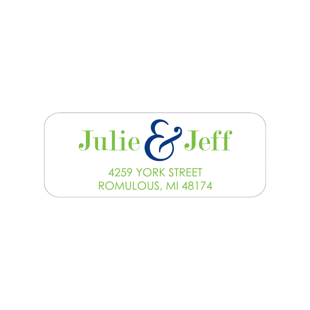 PERSONALIZED ADDRESS LABELS