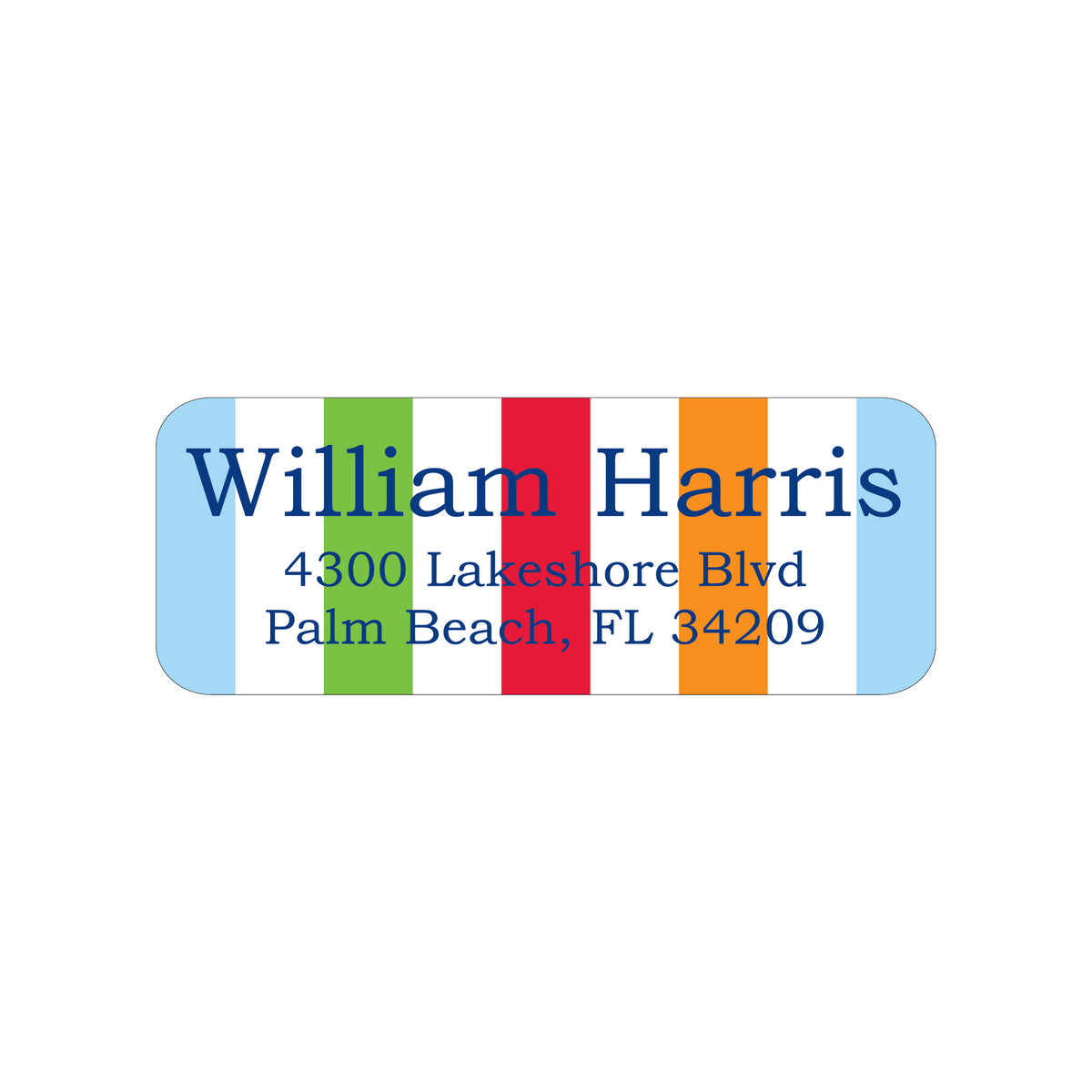 PATTERN PERSONALIZED ADDRESS LABELS