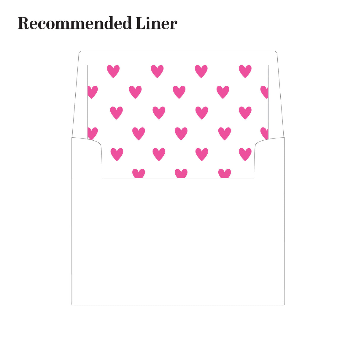 PINK HEART PERSONALIZED FOLDOVER NOTES