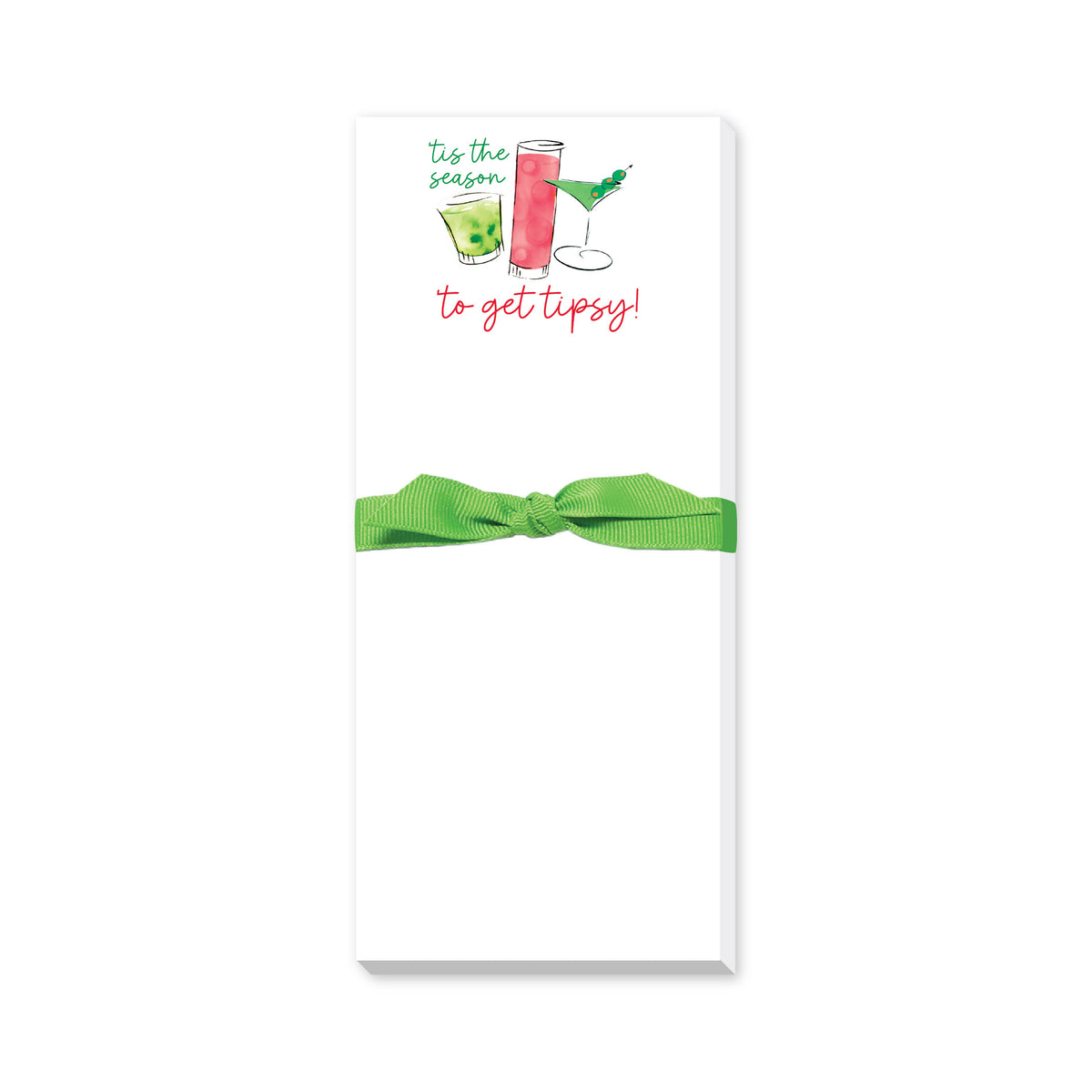 HOLIDAY SPIRITS SKINNIE NOTEPADS