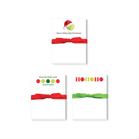 HOLIDAY TENNIS MINI NOTEPAD