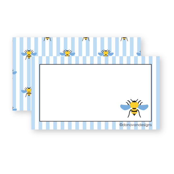 bee luggage tag